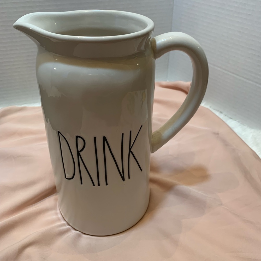 Rae Dunn Artisan Collection By Magenta DRINK Pitcher.